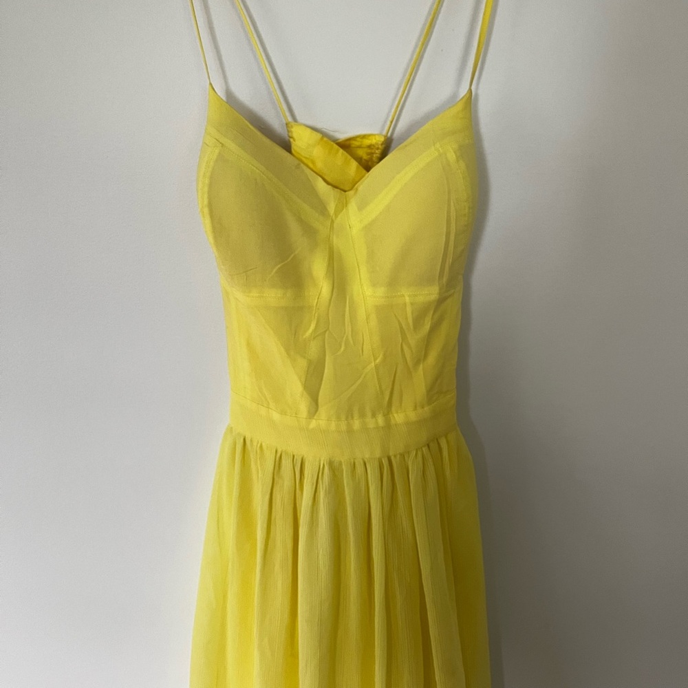 BCBG Yellow Dress